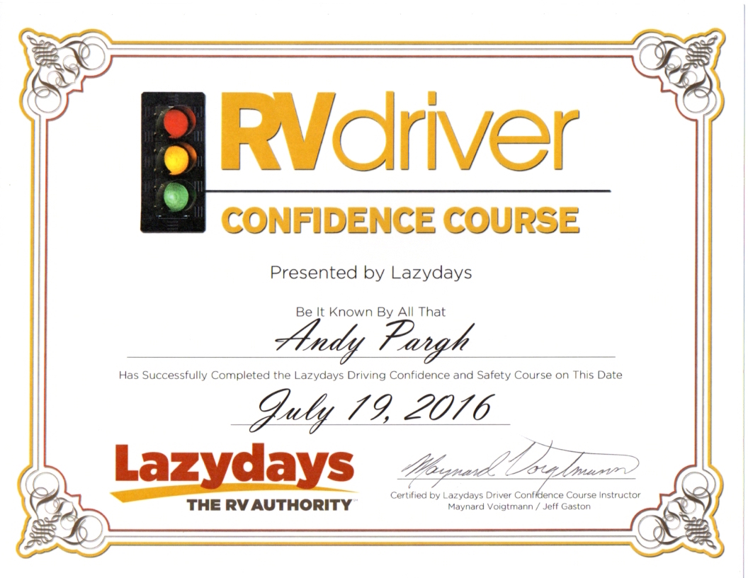 Lazy Days Confidence Course