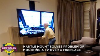 MantelMount Solves The Age Old Problem Of Mounting A TV Over A Fireplace