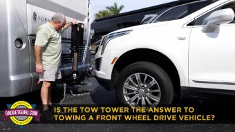 Tow Tower Lifts Front Wheel Drive Cars For Towing Without Dolly