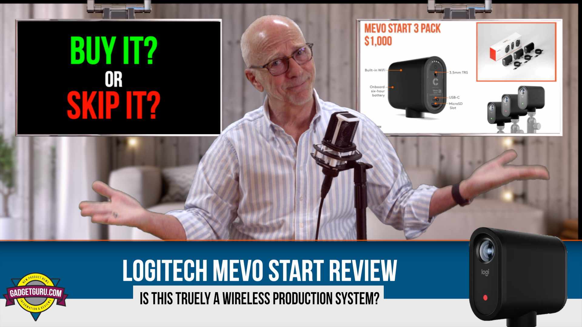 Gadget Guru Mevo Start Wireless Camera and Multicam Cam Review
